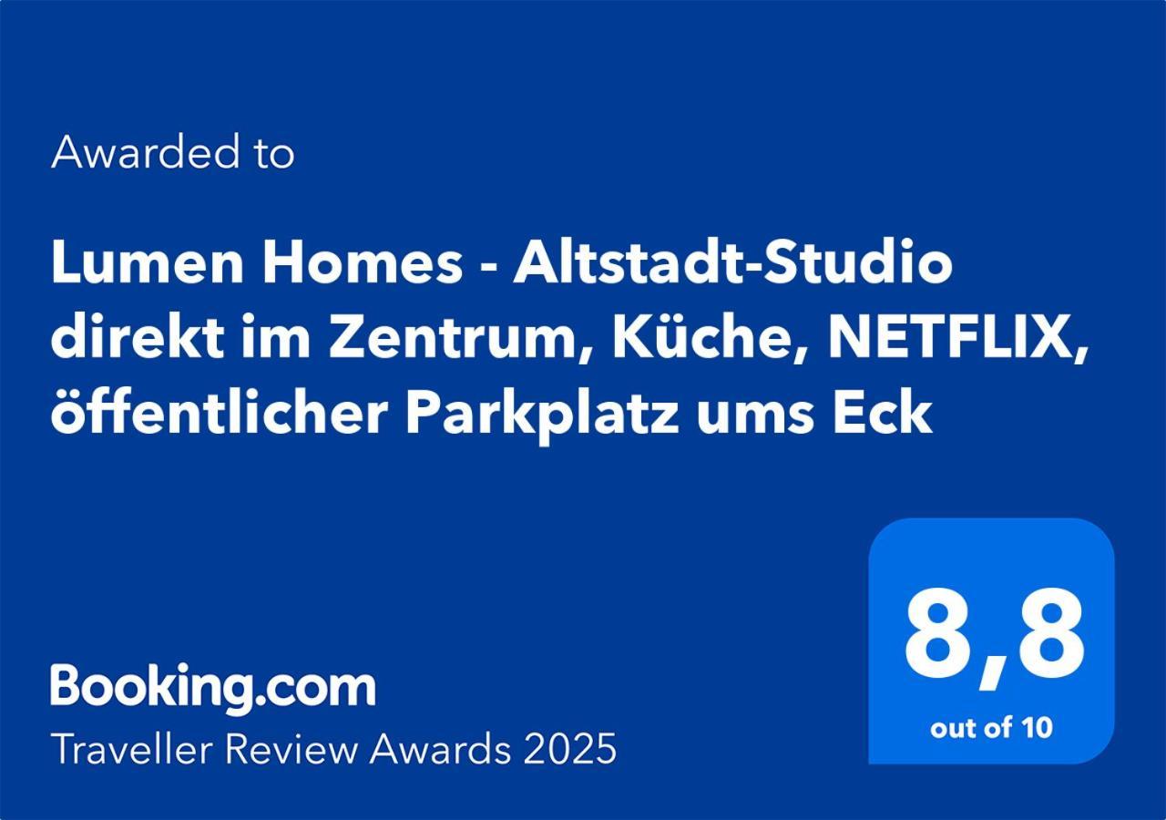 Lumen Homes - Altstadt-Studio Direkt Im Zentrum, Kueche, Netflix, Oeffentlicher Parkplatz Ums Eck Ingolstadt Exterior photo